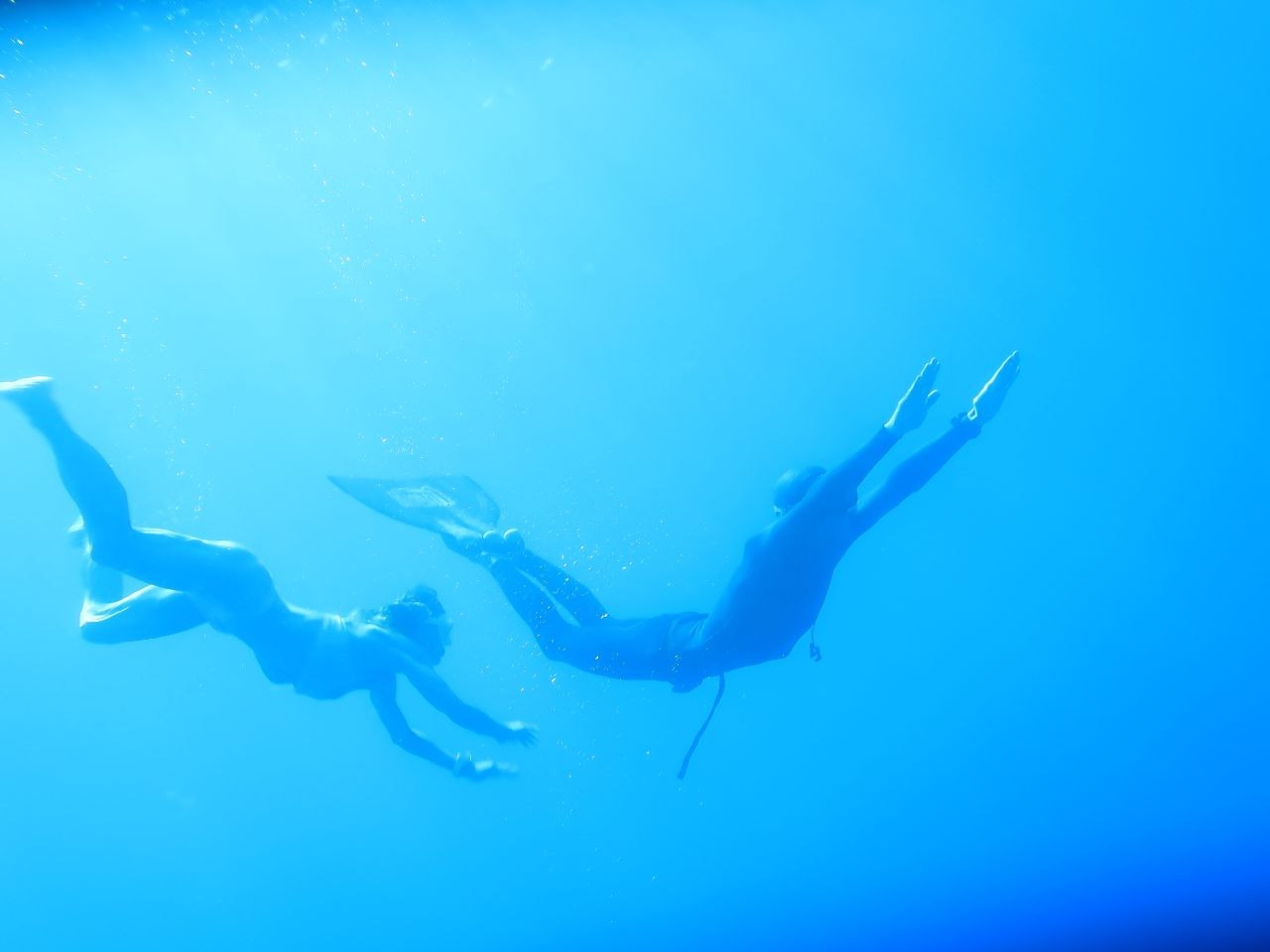 Фридайвинг - это подводное плавание c задержкой дыхания